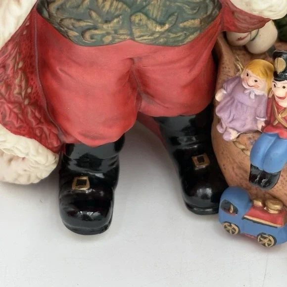 Partylite 7" Santa Checking His List Candle Holder Figurine‎ P9841 Christmas Box - Picture 6 of 10